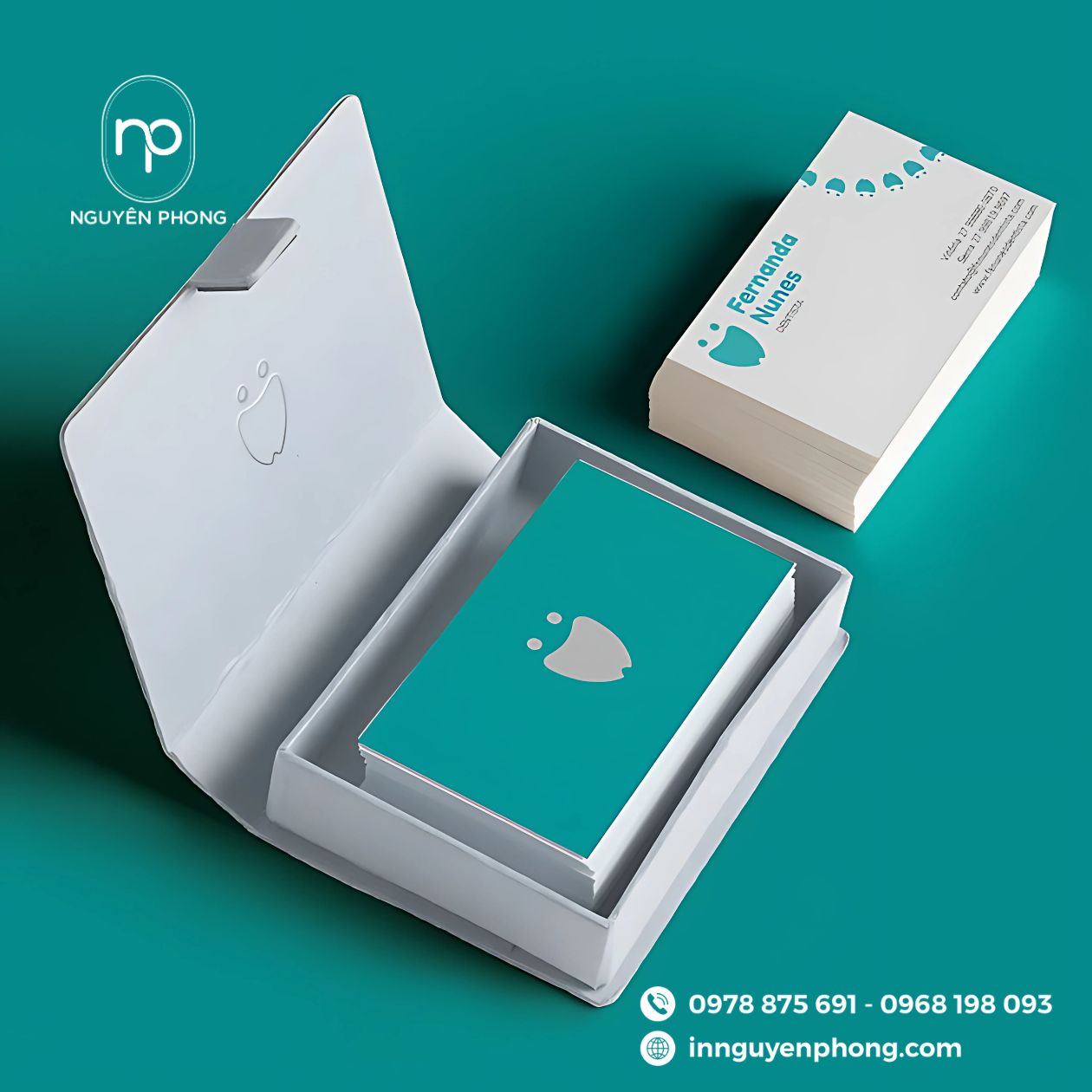 Kích thước logo in trên card visit